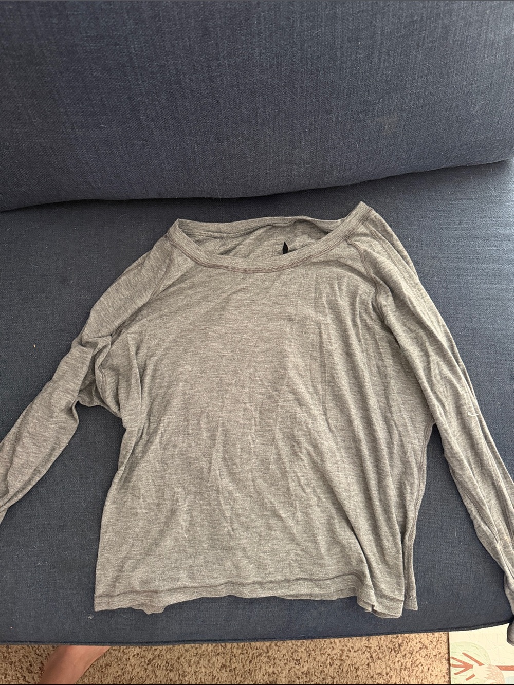 Lululemon gray long sleeve top